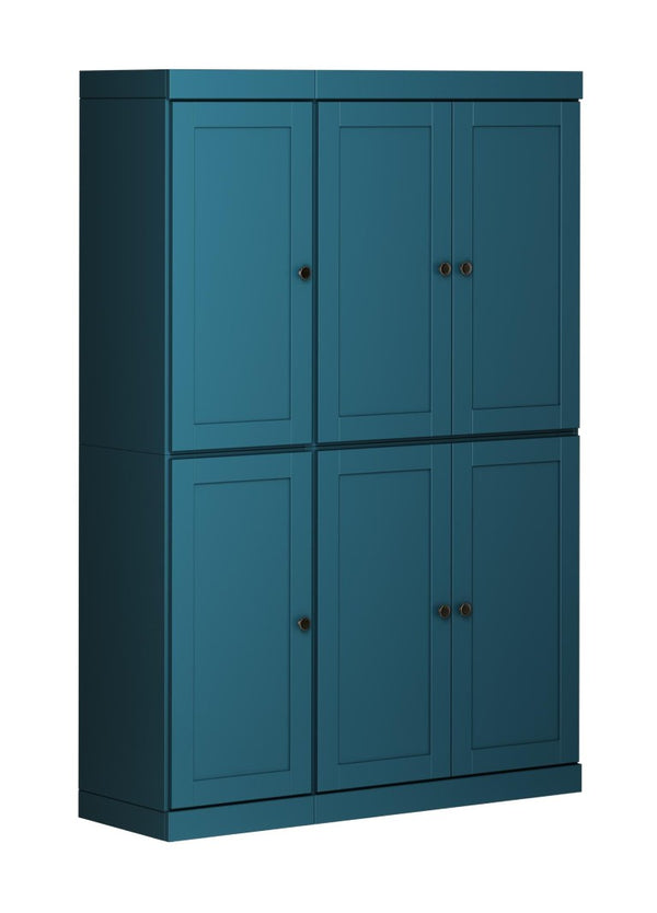 HomeRoots 72 Inch Solid Wood Pantry Cabinet Tall Storage Closet for Kitchen or Dining Room 748734