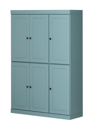 72 Inch Solid Wood Pantry Cabinet Tall Freestanding Kitchen or Hallway Storage Organizer Unit