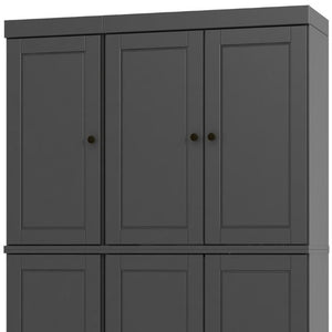 72 Inch Solid Wood Tall Pantry Cabinet with Adjustable Shelving for Kitchen Storage