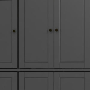 72 Inch Solid Wood Tall Pantry Cabinet with Adjustable Shelving for Kitchen Storage