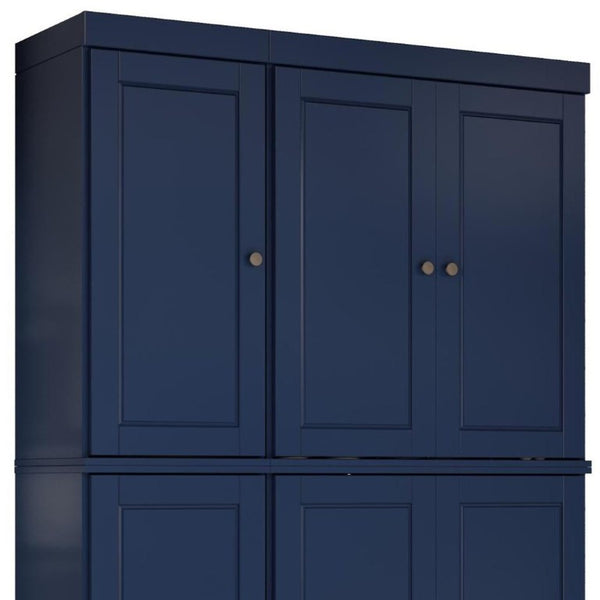 72 Inch Solid Wood Pantry Cabinet Tall Freestanding Kitchen or Hallway Storage Armoire