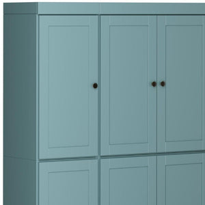 72 Inch Solid Wood Pantry Cabinet with Two Drawers for Kitchen or Hallway