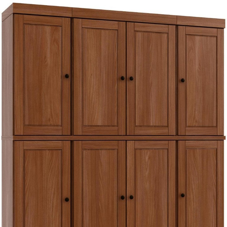 HomeRoots 72 Inch Solid Wood Pantry Closet Tall Kitchen Storage Cabinet Freestanding Organizer 748824