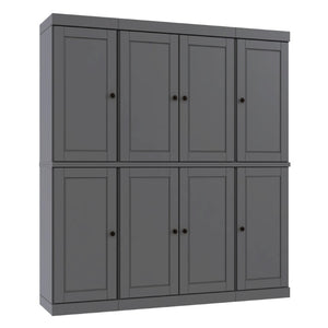HomeRoots 72 Inch Solid Wood Pantry Cabinet Tall Freestanding Kitchen Storage Armoire 748825
