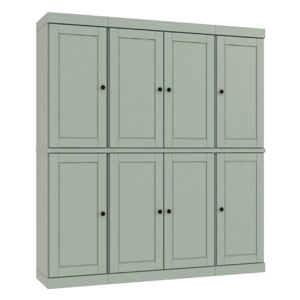 HomeRoots 72 Inch Solid Wood Pantry Cabinet Freestanding Tall Kitchen or Hallway Storage Unit 748831