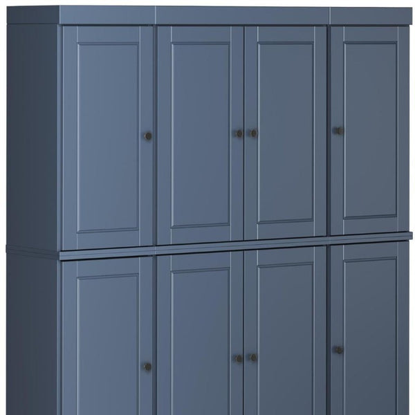 72 Inch Solid Wood Pantry Cabinet Tall Kitchen Storage Closet Armoire with Farmhouse Style