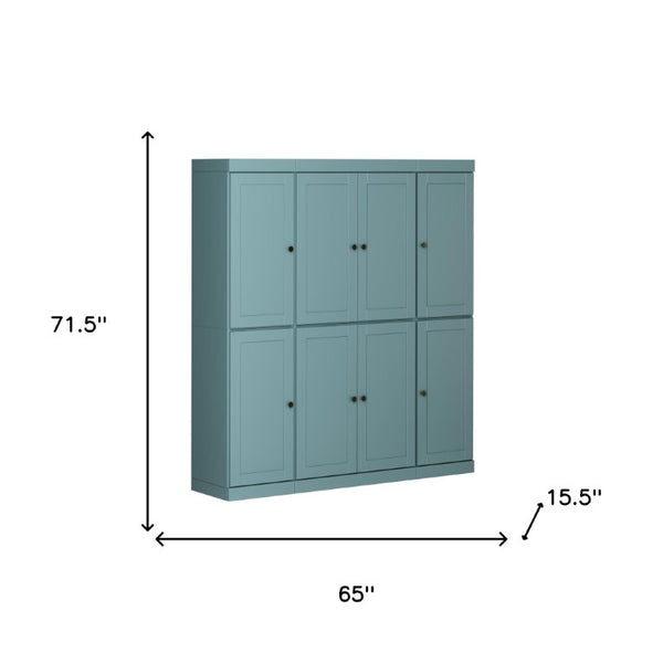 72 Inch Solid Wood Pantry Cabinet Tall Freestanding Kitchen or Hallway Storage Organizer Unit