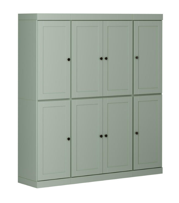 HomeRoots 72 Inch Solid Wood Pantry Cabinet Tall Freestanding Kitchen or Bedroom Storage Unit 748863