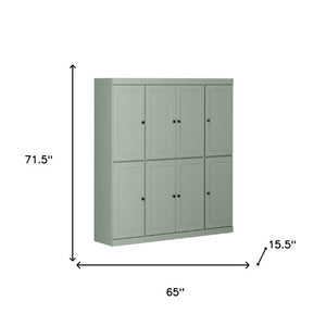 72 Inch Solid Wood Pantry Cabinet Tall Freestanding Kitchen or Bedroom Storage Unit
