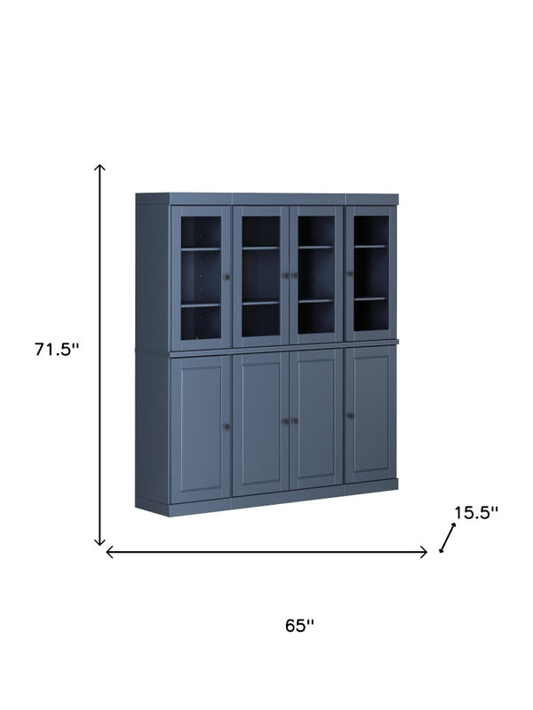 72 Inch Solid Wood Pantry Cabinet Tall Kitchen Storage Closet Armoire with Farmhouse Style