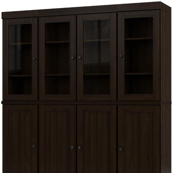 72 Inch Solid Wood Pantry Cabinet with 8 Shelves for Kitchen or Utility Storage