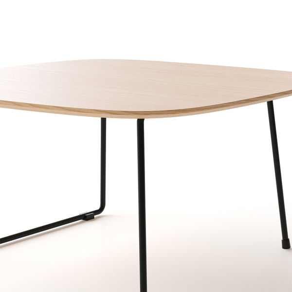 English Elm American Minimalist Round Coffee Table - Modern Acacia Oak Design For Small Spaces & Stylish Living W3318P307874