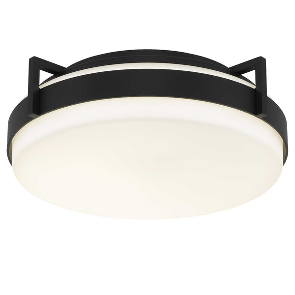 English Elm 12 Inch Led Flush Mount Ceiling Light Dimmable Selectable Color Temperature Glass Diffuser B370P399051