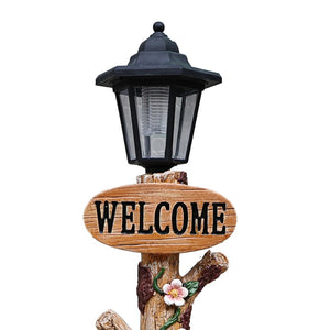 English Elm Schnauzer Solar Led Resin Planter Statue Outdoor Garden Accent for Patio Decor W5398P464236
