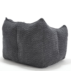 English Elm Sofa plush beanbag chair with superfiber cover and resilient foam filling for ultimate home comfort and relaxation Black W1996P252270