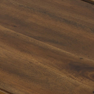 English Elm Barclay Acacia Wood Coffee Table with Open Shelf Rustic Brown Living Room Centerpiece B108P468533
