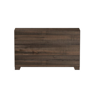English Elm Wallace & Bay - Brown 6-Drawer Dresser — Penny Brown Wood Finish, Spacious 59" Wide Storage, Casual Durable Design B361P384474