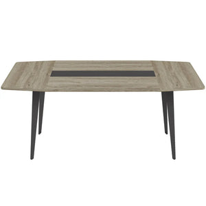 English Elm Coffee Console Table Industrial Metal Frame Vintage Wood Grain 2 Tier Entryway Sofa T3971P448038