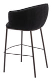 Essen Barstool Black & Bronze 109810 Zuo Modern