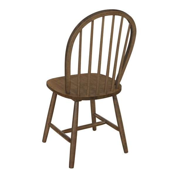 English Elm Christopher Knight Home® - 36 Farmhouse High Back Spindle Dining Chair Set of 2 — Solid Rubberwood, Windsor Back, 300 lb Capacity Walnut N771P278374T