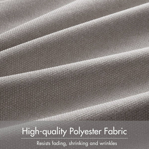 English Elm 2-pk 52x108 Inch Total Blackout Curtain Panels Noise Reducing Bedroom Theater Grey B035P496620