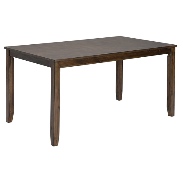 English Elm Elegant 6-Piece Wooden Dining Set For 6 | Modern Walnut Table, Bench & Upholstered Chairs Included W1998S00072