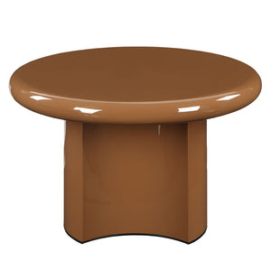 English Elm Ronald Square Low Profile End Table with High Gloss Lacquer Finish for Modern Living B2726P442580