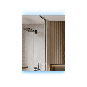English Elm Corsica Aluminum Led Medicine Cabinet with Defogger and Soft Close Mirror Door B2731P477796