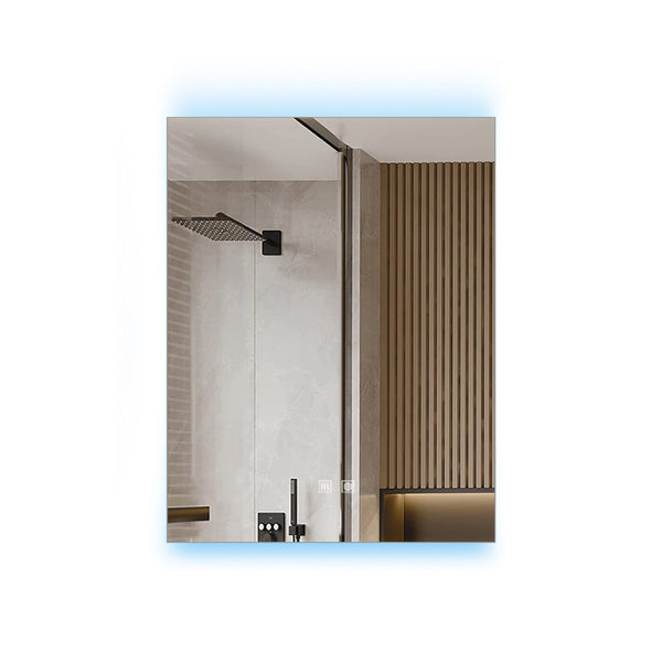 English Elm Corsica Aluminum Led Medicine Cabinet with Defogger and Soft Close Mirror Door B2731P477796