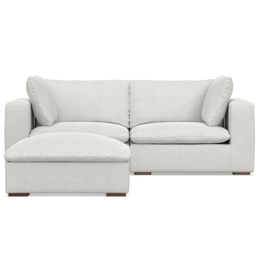 English Elm Jasmine 2-Piece Sofa & Ottoman Set - Modern Comfort, Durable Craftsmanship, Perfect For Living Rooms B136P199255