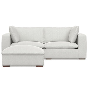 English Elm Jasmine 2-Piece Sofa & Ottoman Set - Modern Comfort, Durable Craftsmanship, Perfect For Living Rooms B136P199255