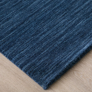 Feizy Rugs Luna Hand Woven Wool Area Rug - Stylish, Stain-resistant, Perfect For High Traffic Spaces & Decor Blue Wool 5798049fdbl000n95
