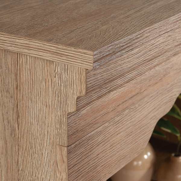 English Elm Bookcase With Adjustable Shelves & Drawer - Versatile Brown Finish For Stylish Storage Solutions B356P367860
