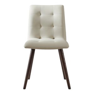 English Elm Dining Chair Set of 2 Mid Century Pu Upholstered Seat with Oak Legs for Any Room W5630P456169