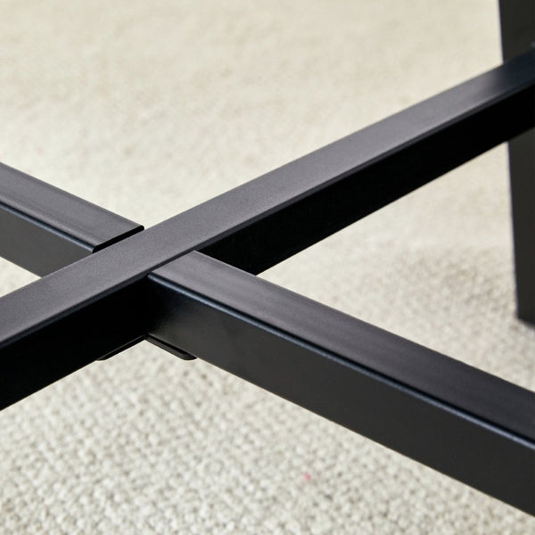 English Elm Table Modern Minimalist 42" Round Dining Set With 4 Ergonomic Pu Leather Chairs In Gray & White W1151S03394-GIGA