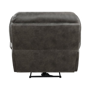 English Elm Plush Power Reclining Sofa Set 3 Piece Microfiber Living Room Usb Charging Suite Gray B011S01288