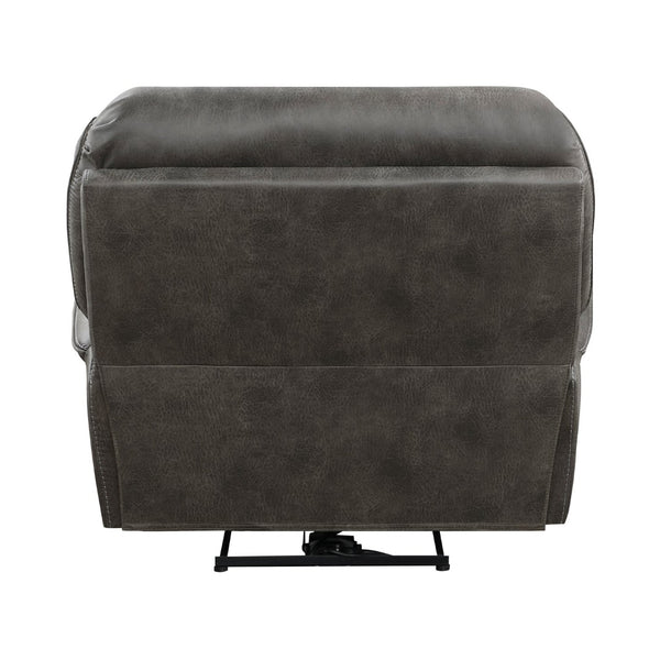 English Elm Plush Power Reclining Sofa Set 3 Piece Microfiber Living Room Usb Charging Suite Gray B011S01288