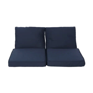 English Elm Christopher Knight Home® - Honolulu Club Chair Cushion Set - Navy Seat & Back Cushions For Outdoor Comfort, Set Of 2 N775P270231N