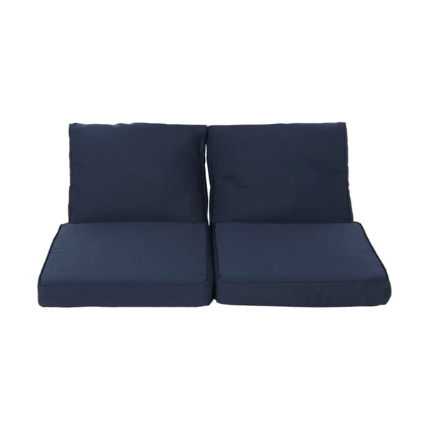 English Elm Christopher Knight Home® - Honolulu Club Chair Cushion Set - Navy Seat & Back Cushions For Outdoor Comfort, Set Of 2 N775P270231N