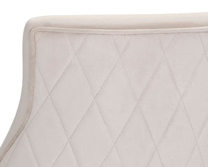 Sunpan Florence Counter Stool - Elegant Rustic Bronze Frame with Moisture Repellant Performance Fabric Piccolo Prosecco