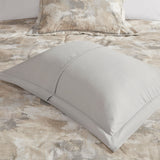 Madison Park Beacon Modern/Contemporary 7 Piece Textured Cotton Blend Comforter Set MP10-7384 Gray