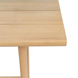 English Elm Christopher Knight Home® - Woodside Light Teak Rectangular Outdoor Buffet & Console Table – Acacia Wood, 300lb Capacity, Sleek Design N775P361821L