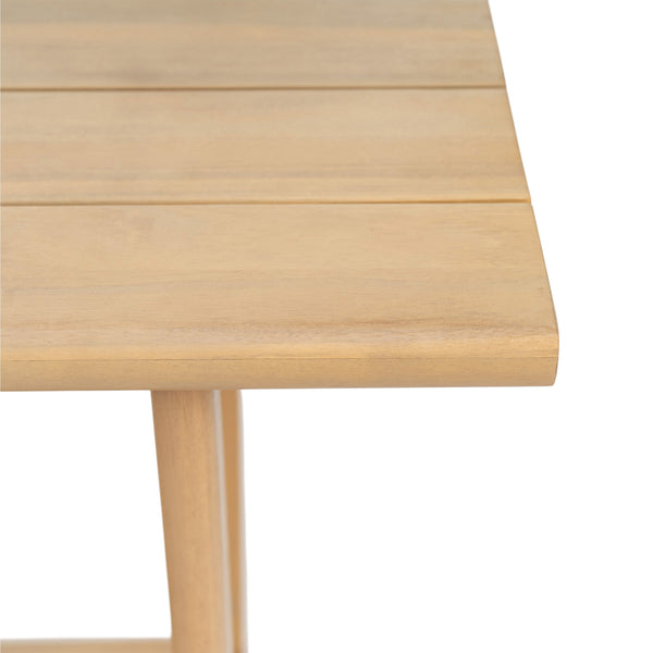 English Elm Christopher Knight Home® - Woodside Light Teak Rectangular Outdoor Buffet & Console Table – Acacia Wood, 300lb Capacity, Sleek Design N775P361821L