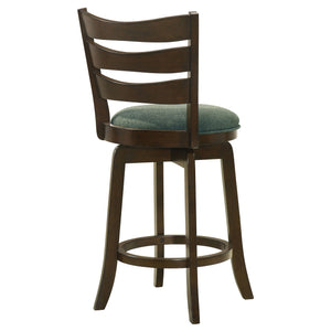 English Elm Fenster Hunter Green Wood Swivel Bar Chair – Elegant Comfort With 360° Swivel & Timeless Style B062P299939