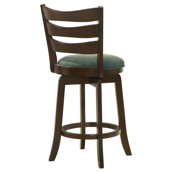 English Elm Fenster Hunter Green Wood Swivel Bar Chair – Elegant Comfort With 360° Swivel & Timeless Style B062P299939