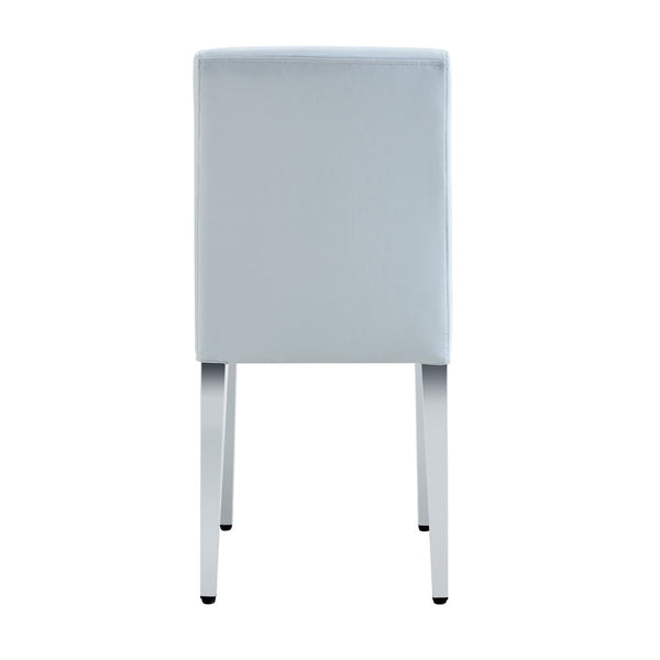 English Elm Four Pu Leather Dining Chairs with Metal Legs Modern Minimalist Set for Stylish Homes W1151P383507