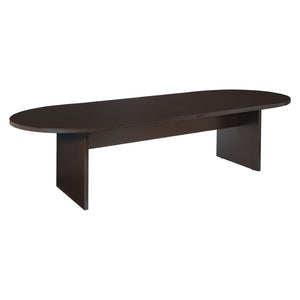 OSP Home Furnishings Napa Executive Conference Table Sturdy Professional Boardroom Desk for Collaborative Meetings 120"X48"X29"  Espresso NAPESP-37