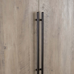 English Elm Lee 32" Rustic Gray Wardrobe Closet – Stylish, Space-Saving Storage With Soft-Close Hinges & Easy Assembly B365S00134