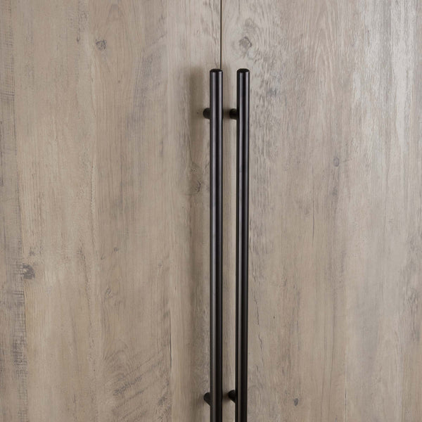 English Elm Lee 32" Rustic Gray Wardrobe Closet – Stylish, Space-Saving Storage With Soft-Close Hinges & Easy Assembly B365S00134