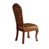 English Elm Beige and Cherry Oak Padded Side Chair (Set Of 2)